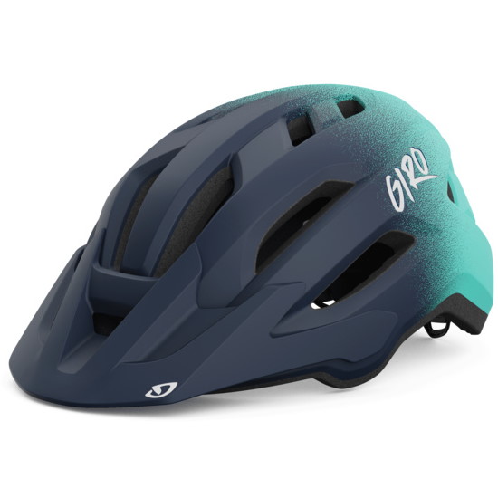 Produktbild von Giro Fixture MIPS II Helm Kinder - matte midnight blue/screaming teal fade