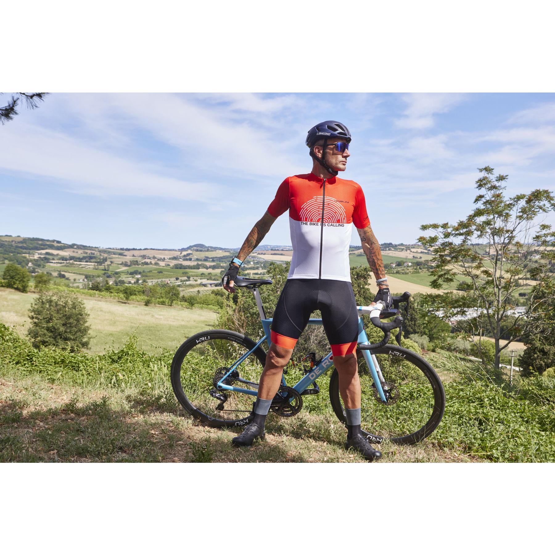 Nalini Cuissard à Bretelles Court Cycliste Homme - New Color - noir/rouge  4100