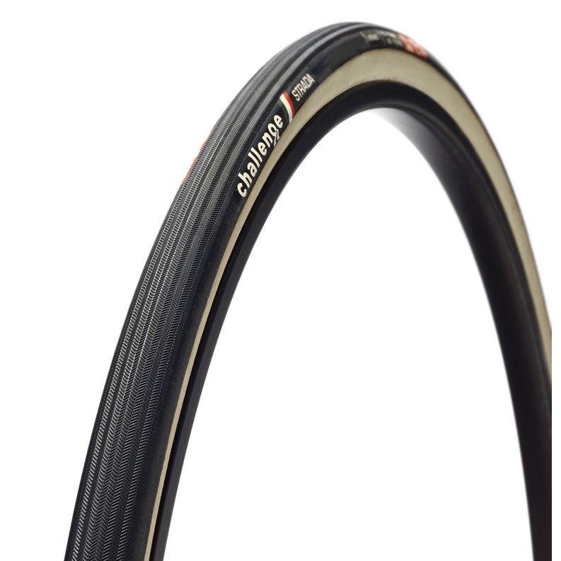Image of Challenge Strada Bianca TLR Folding Tire - 36-622 - black / brown
