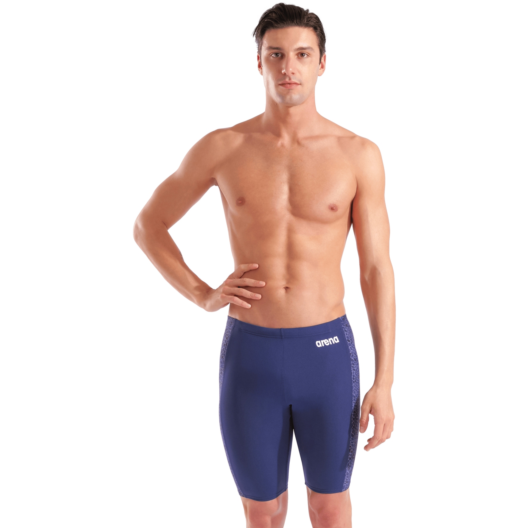 Kuva tuotteesta arena Performance Snakeskin Swim Jammer Men - Navy-Team Navy