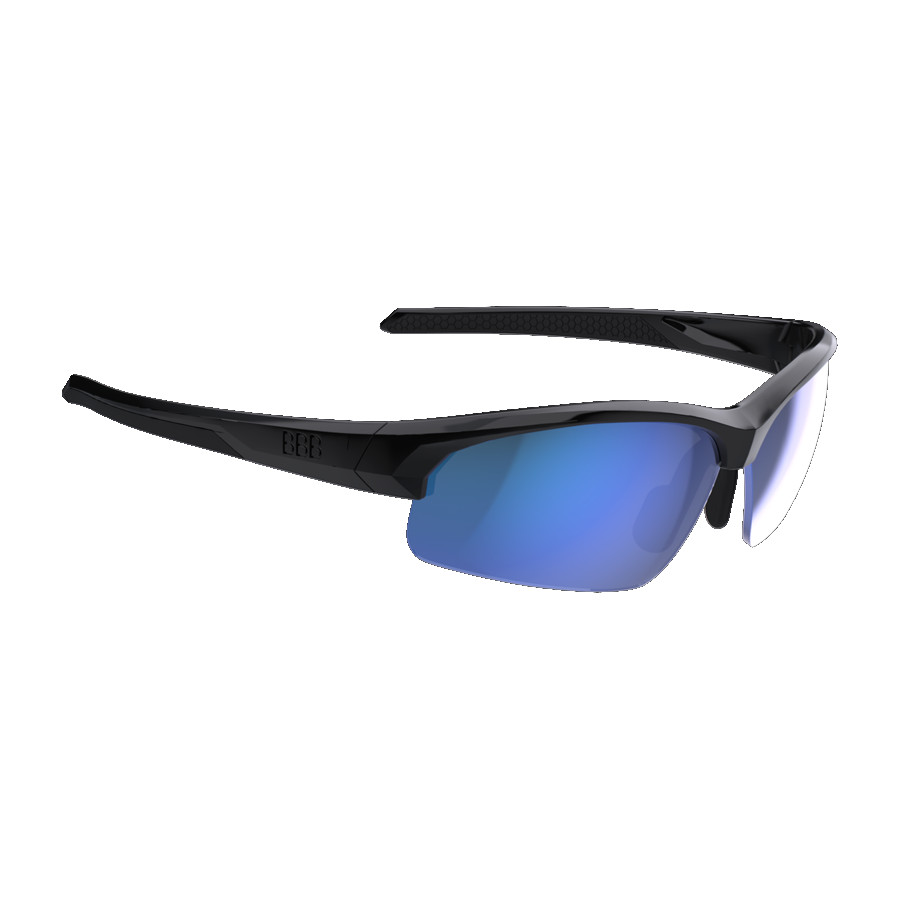 Picture of BBB Cycling Impress Small BSG-68 Glossy Black | MLC Blue + Yellow + Clear Glasses - glossy black