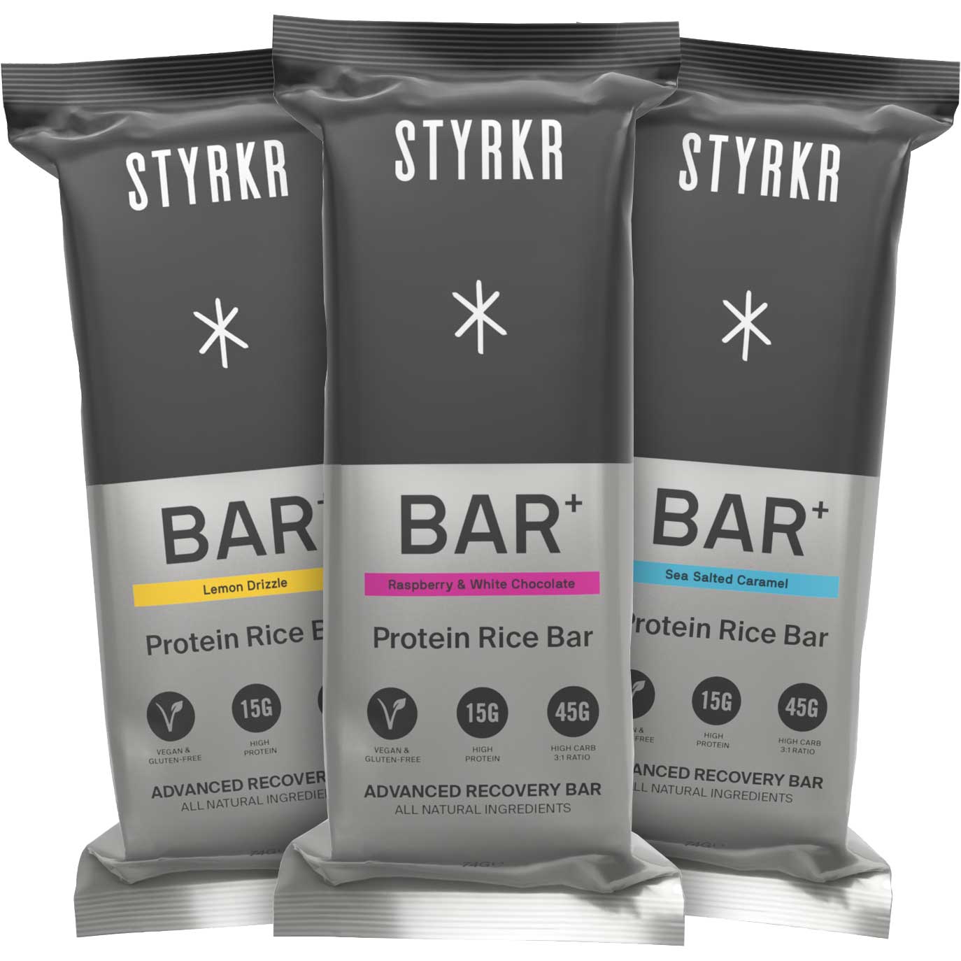 Produktbild von Styrkr BAR+ - Eiweiß-Kohlenhydrat-Riegel - 74g