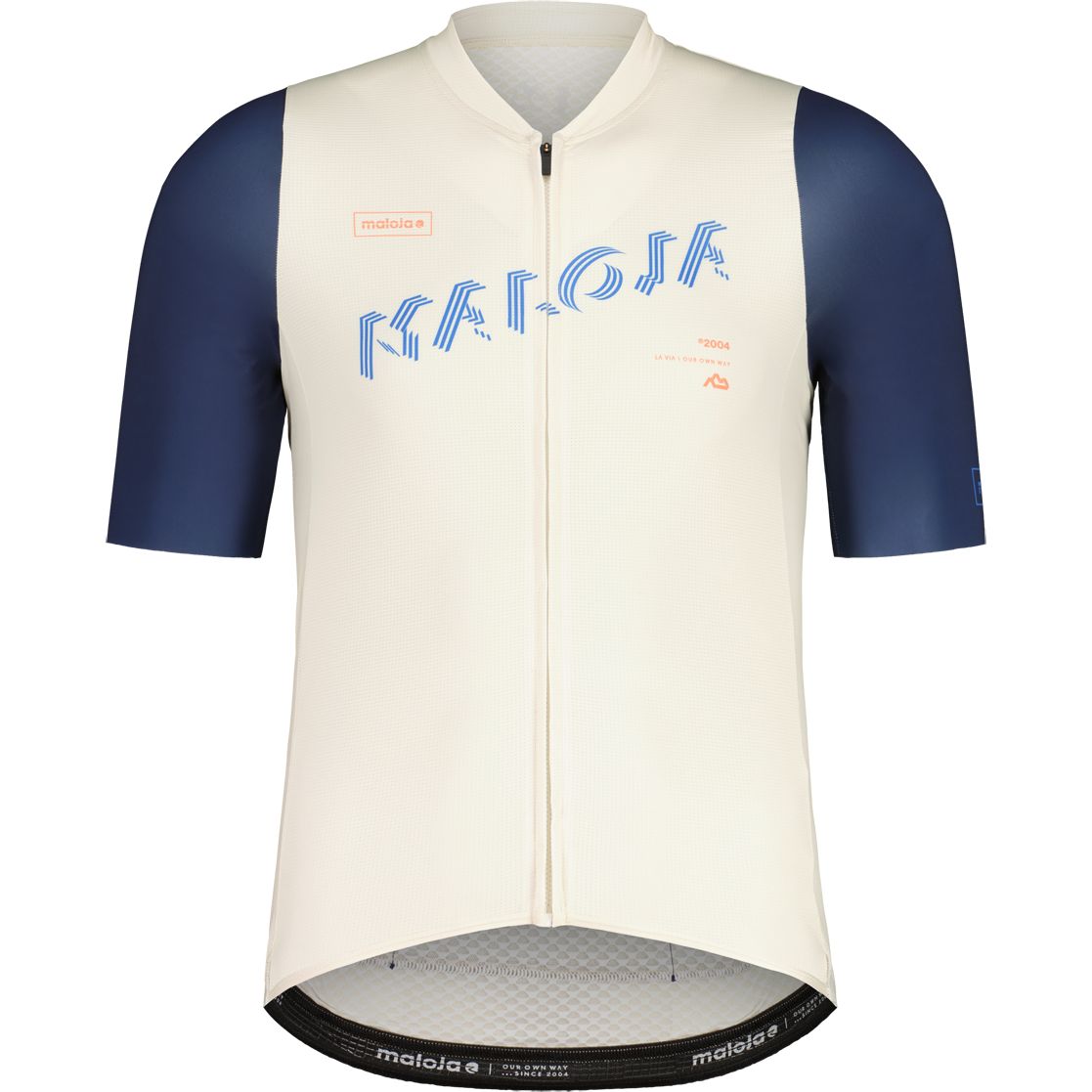 Produktbild von Maloja PlassaM. 1/2 Roadbike Kurzarmtrikot Herren - shaded white multi 1156