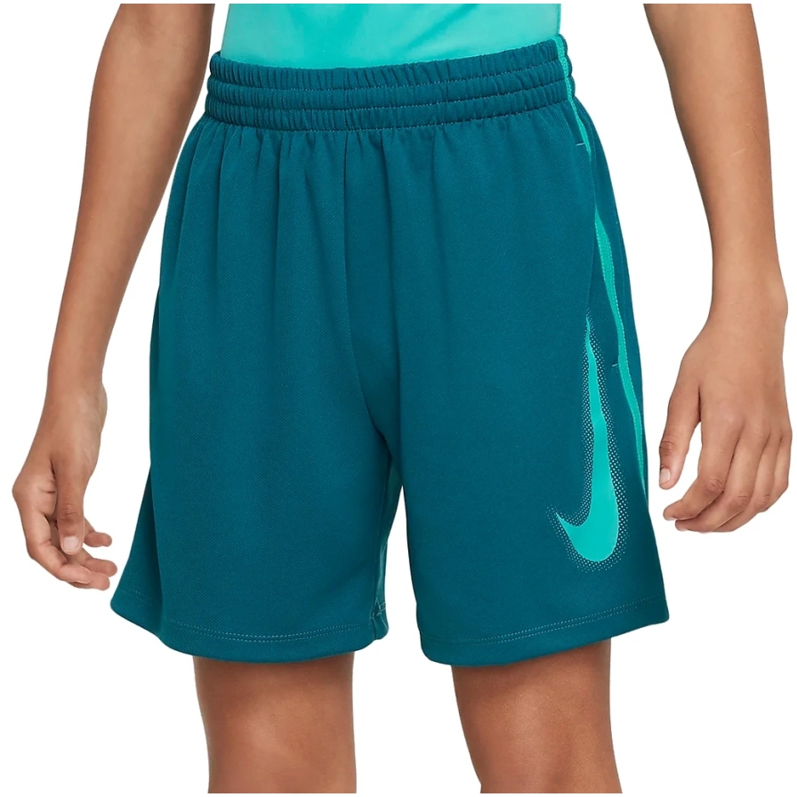 Produktbild von Nike Dri-FIT Multisport Graphic Shorts Kinder - geode teal/clear jade ii/clear DX5361-381