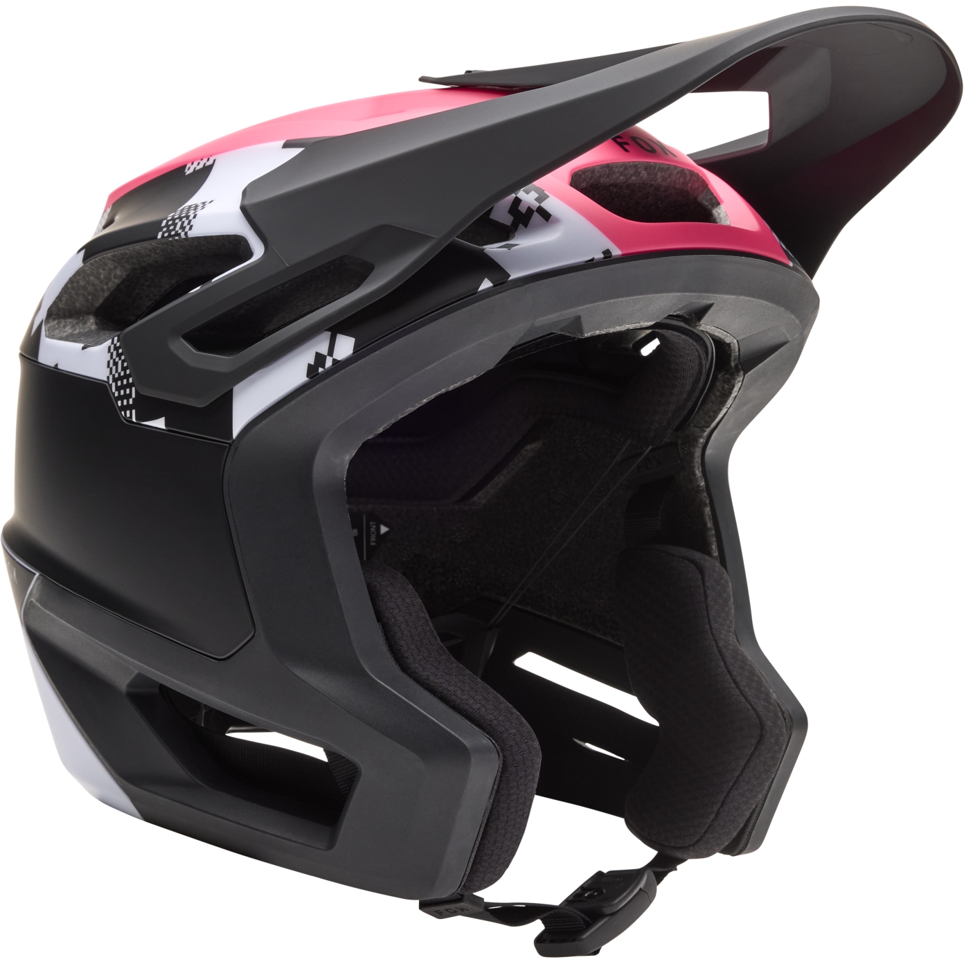 Produktbild von FOX Dropframe Pro Trail Helm - Digi Image - schwarz/weiß