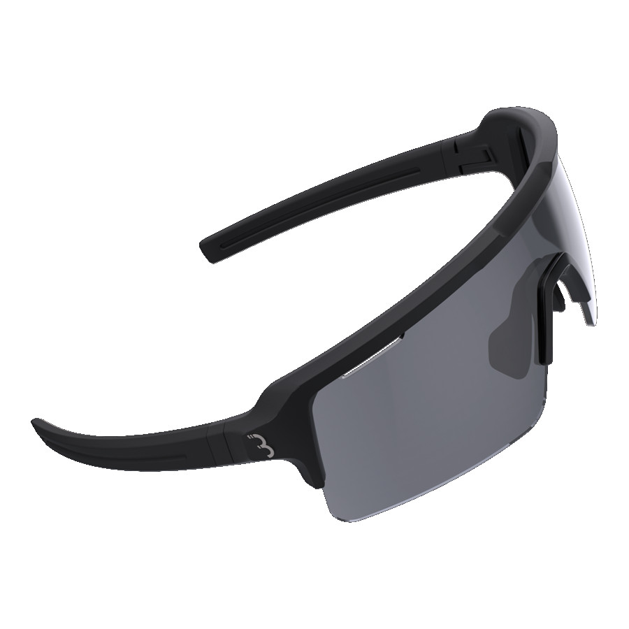 Image of BBB Cycling Fuse BSG-65 Glasses - matt black / Smoke + Yellow + Clear