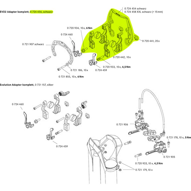 Magura Schnellspanner Für EVO2 Für Eine Bremse Links