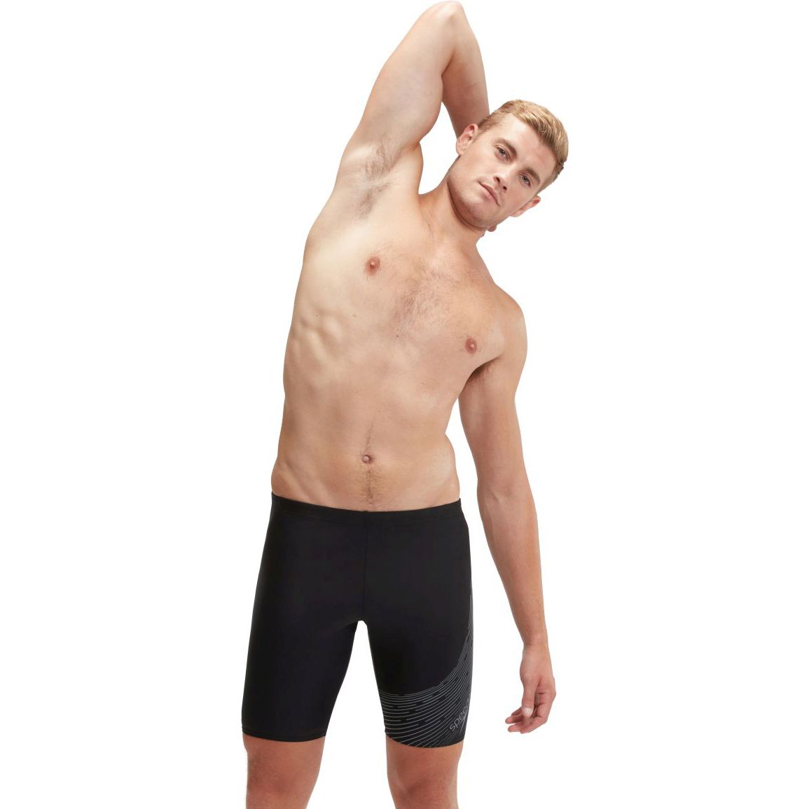 Photo produit de Speedo Short de Bain Homme - Medley Logo - noir/usa charcoal