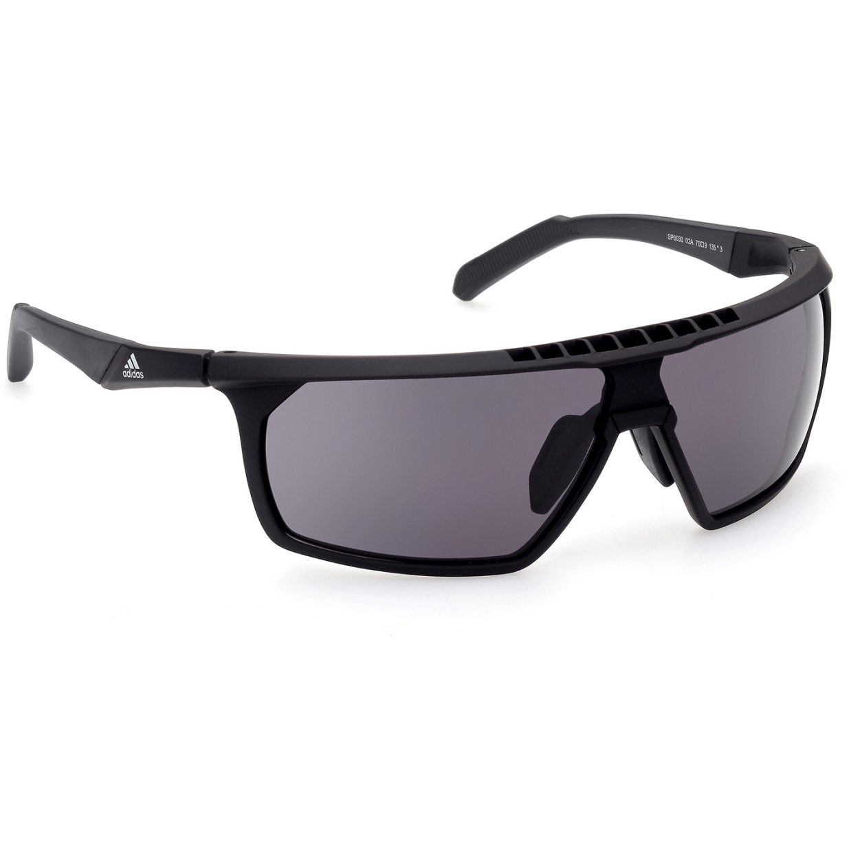 Picture of adidas Sp0030 Injected Sport Sunglasses - Matte Black / Contrast Smoke