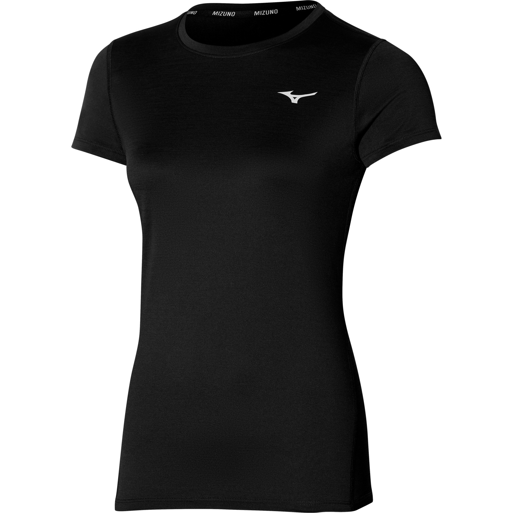 Productfoto van Mizuno Impulse Core T-Shirt Dames - Zwart