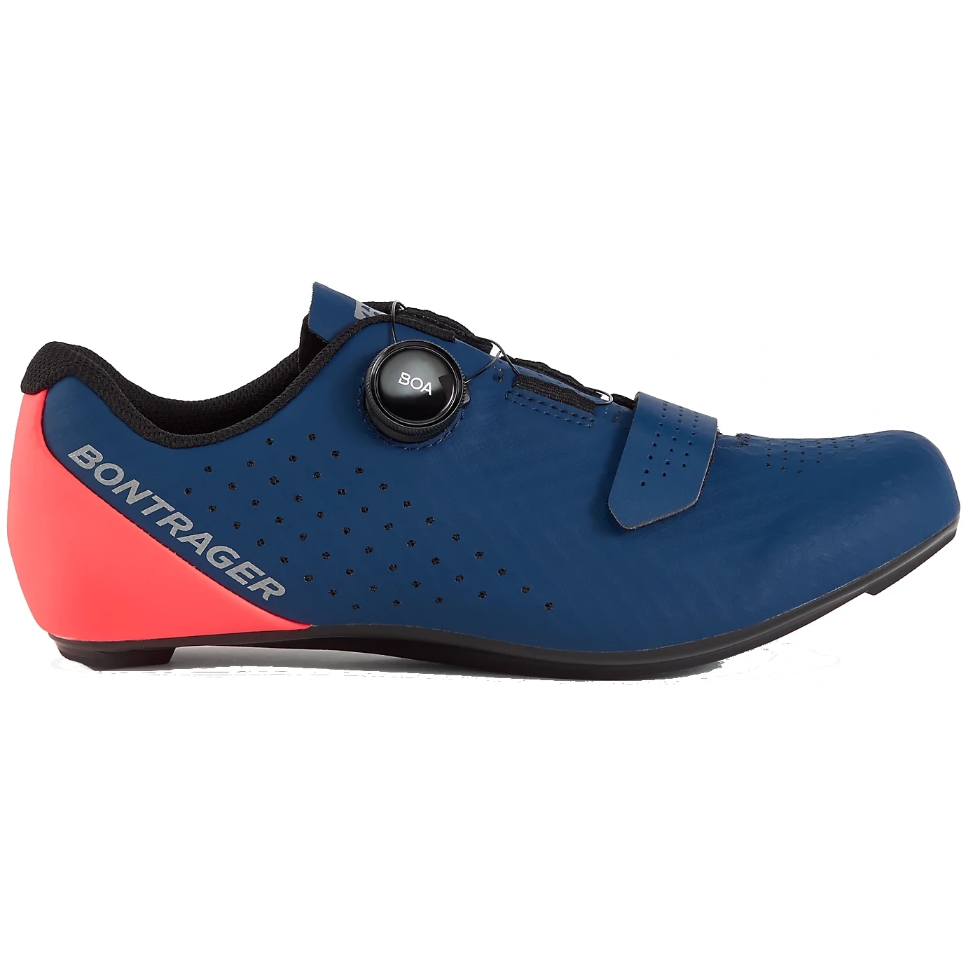 Picture of Bontrager Circuit Road Bike Shoe - nautical navy / radioactive coral