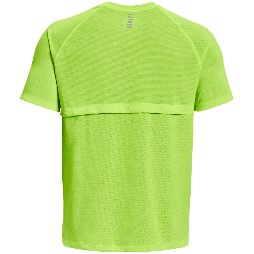 Under Armour Camiseta de Manga Corta Hombre - UA Streaker Run - Lime  Surge/Lime Surge/Reflective
