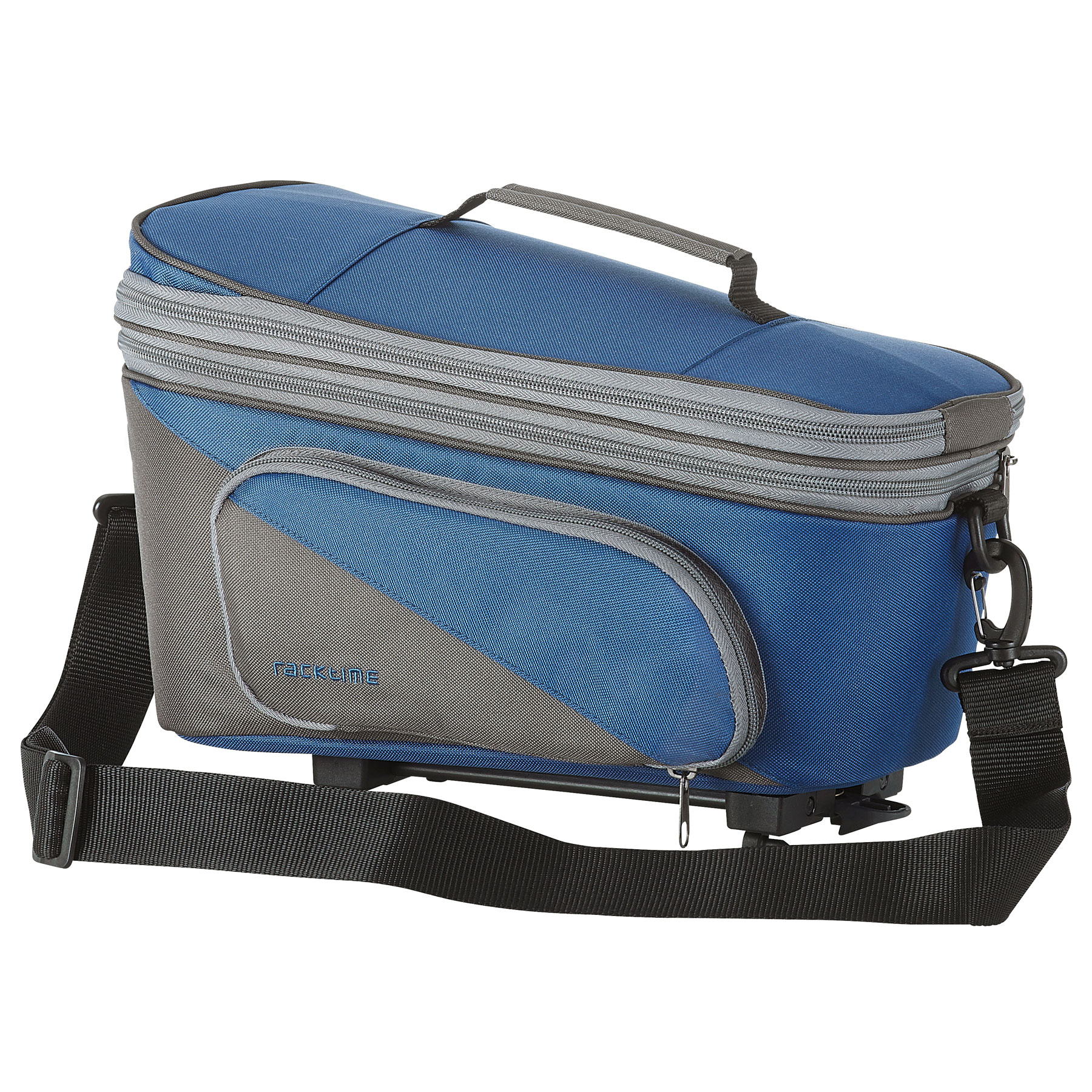 Produktbild von Racktime Talis Plus 2.0 Gepäckträgertasche 8L+7L - blau/grau