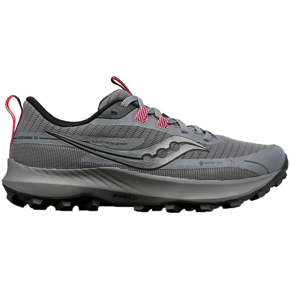 Picture of Saucony Peregrine 13 GTX Running Shoes Women - gravel/black