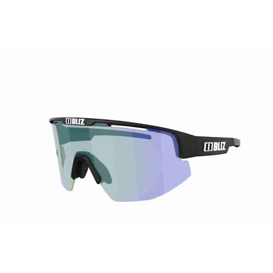 Bliz Matrix Glasses - Matt Black - Photocromic Brown/Blue Multi