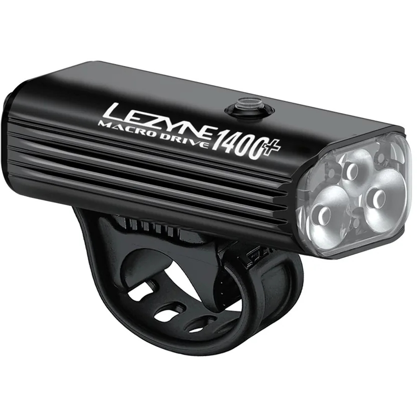 Передняя фара Lezyne Macro Drive 1400+ - без СтВЗО - черный матовый