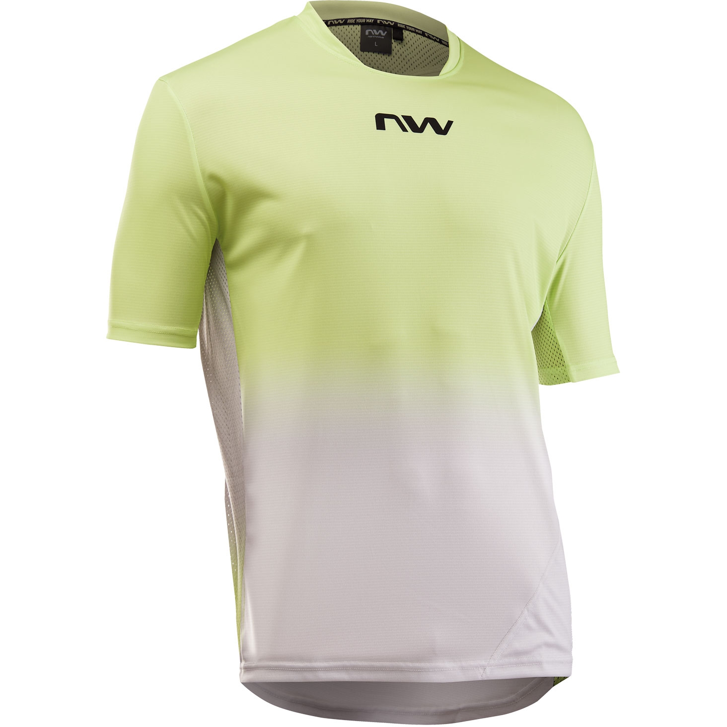 Мужская майка с коротким рукавом Northwave Edge 2 - cool matcha/светло-серый 132 серый, зеленый