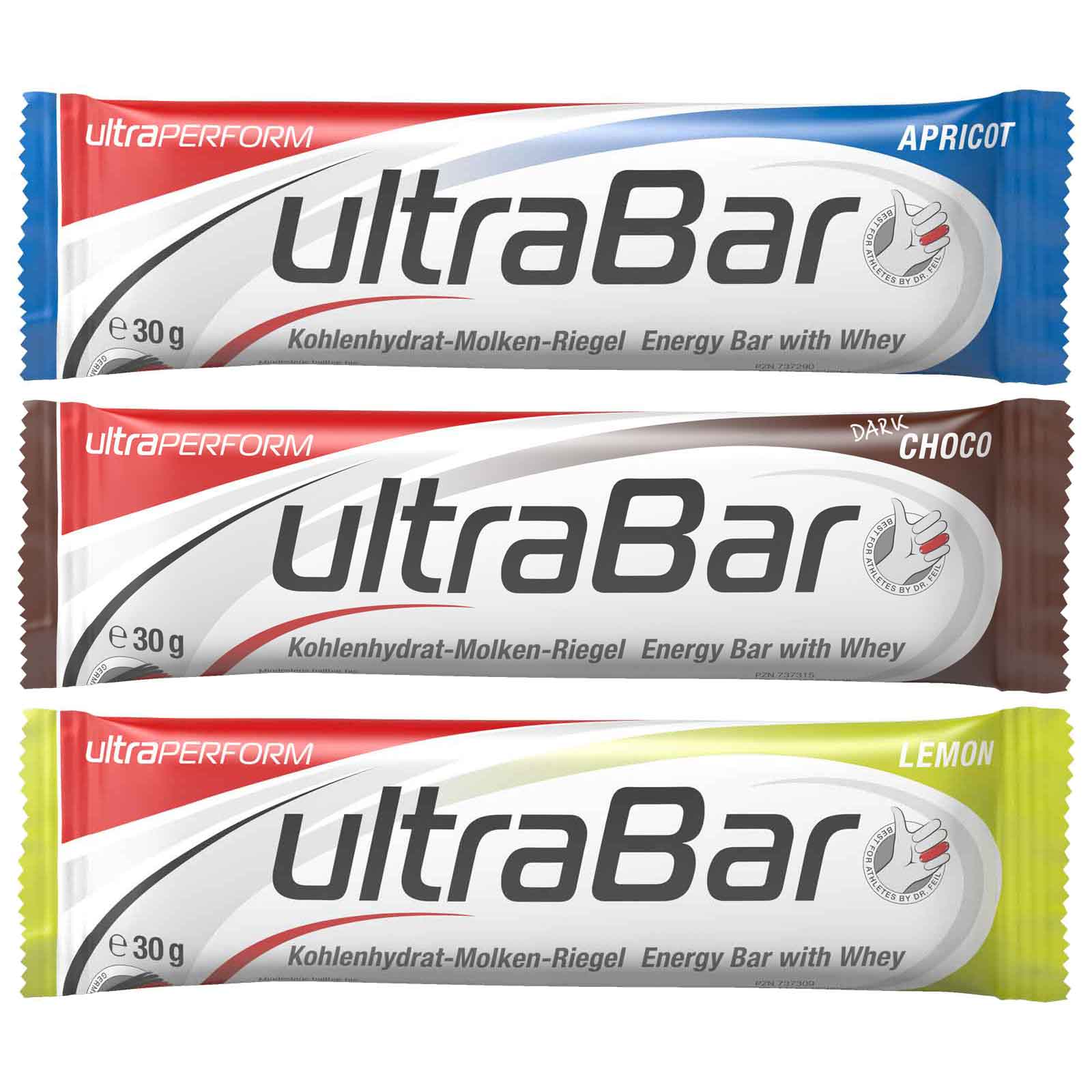 Picture of ultraSPORTS PERFORM ultraBar - Carbohydrate Protein Bar - 10x30g