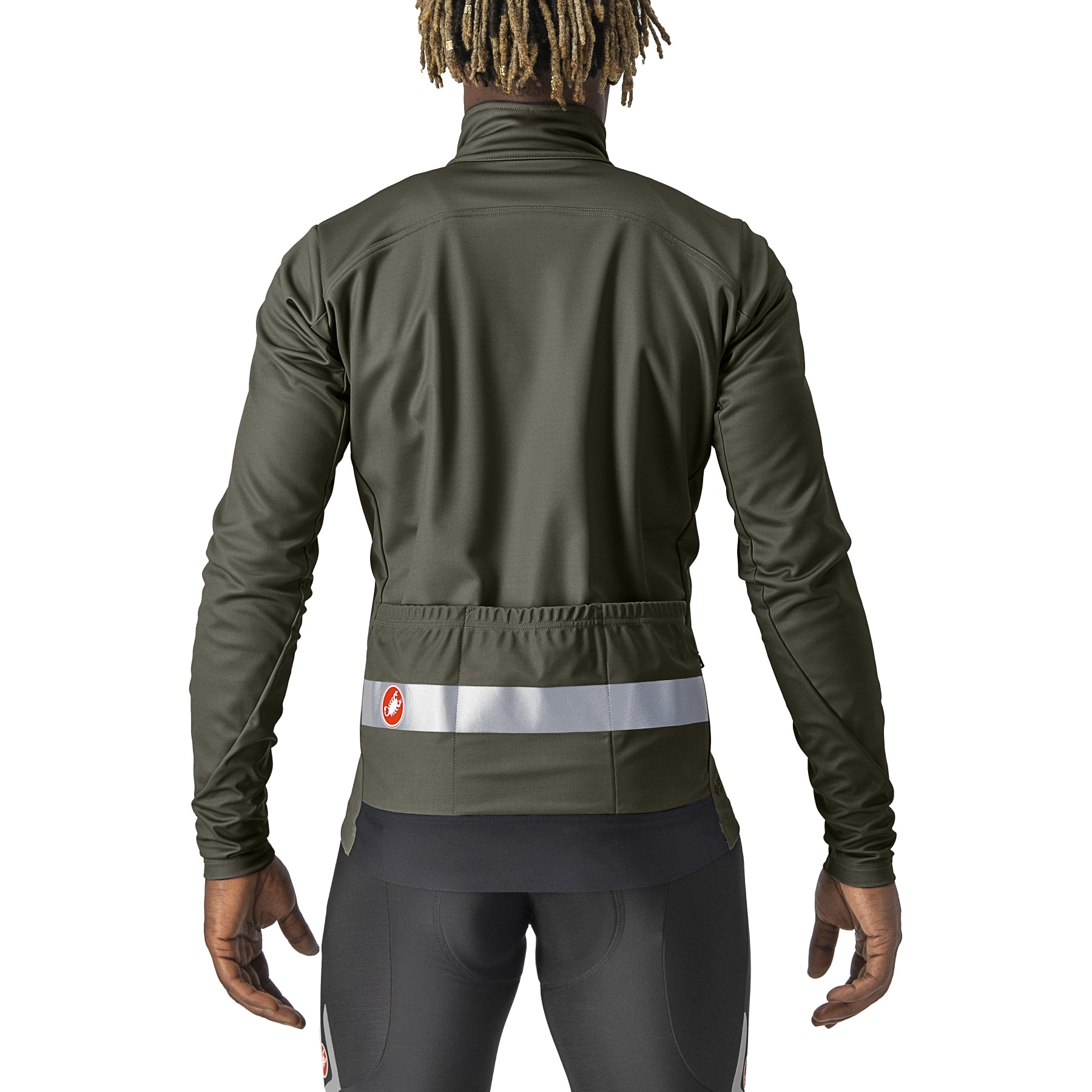 Castelli Raddoppia 3 Jacket Men military green silver reflex 075