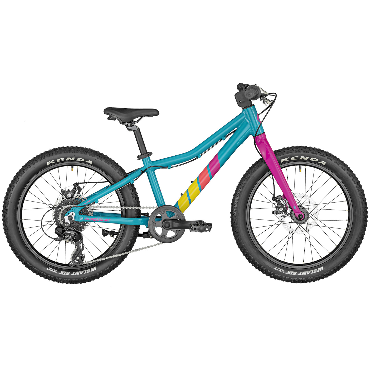 Productfoto van Bergamont Bergamonster 20 PLUS - 20&quot; Kind Mountainbike - 2023 - shiny caribbean blue