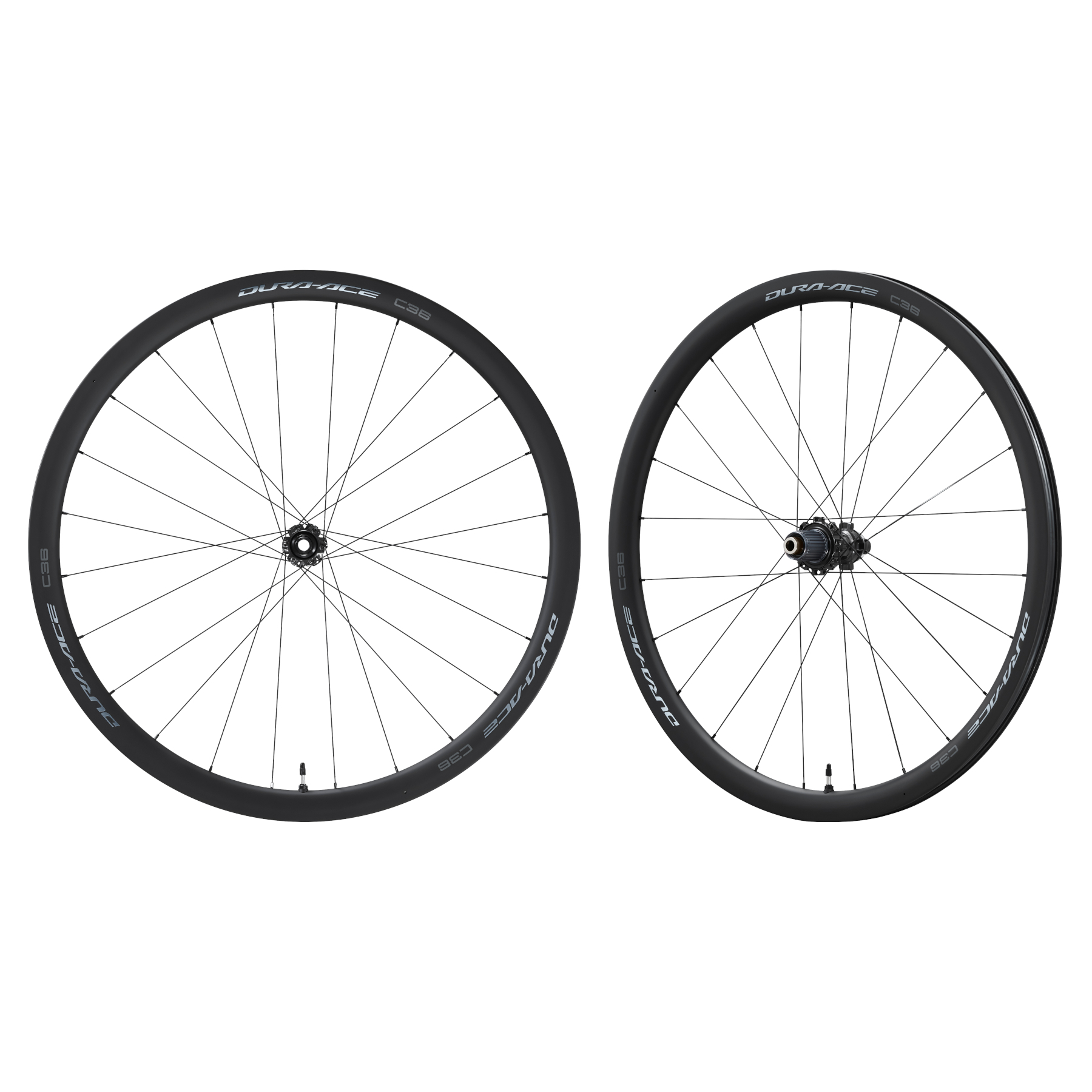 Picture of Shimano Dura Ace WH-R9270-C36-TL Wheelset - Tubeless - Centerlock - 12x100 / 12x142 mm - HG L2 | 12-speed