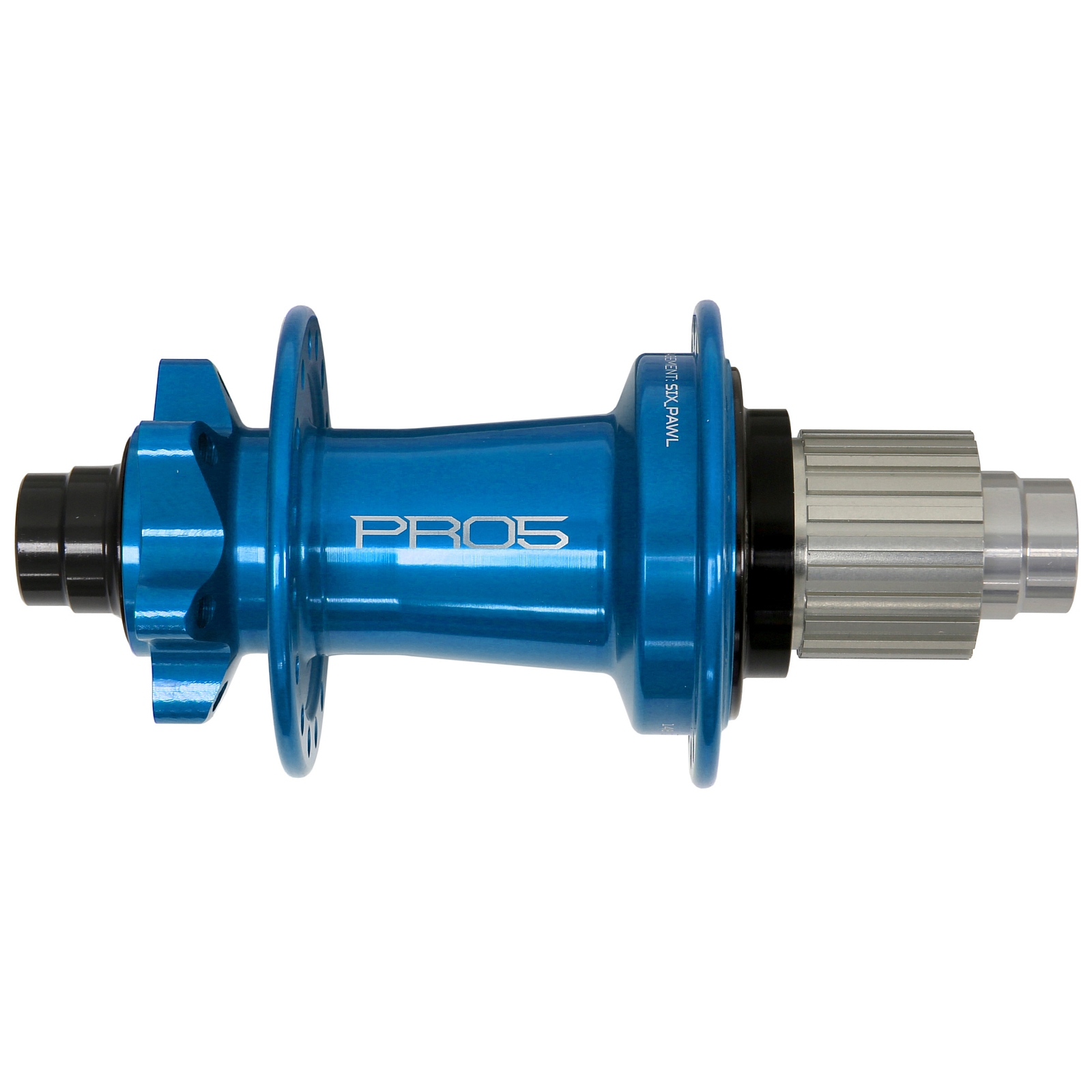 Productfoto van Hope Pro 5 Achterwielnaaf - 6-Bolt - 12x148mm Boost | Shimano Micro Spline - blauw