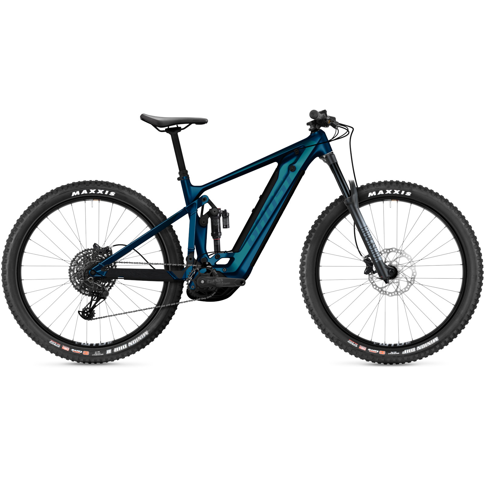 Picture of Ghost E-Riot Trail Advanced - Carbon MTB E-Bike - 2022 - navy blue pearl / dirty blue
