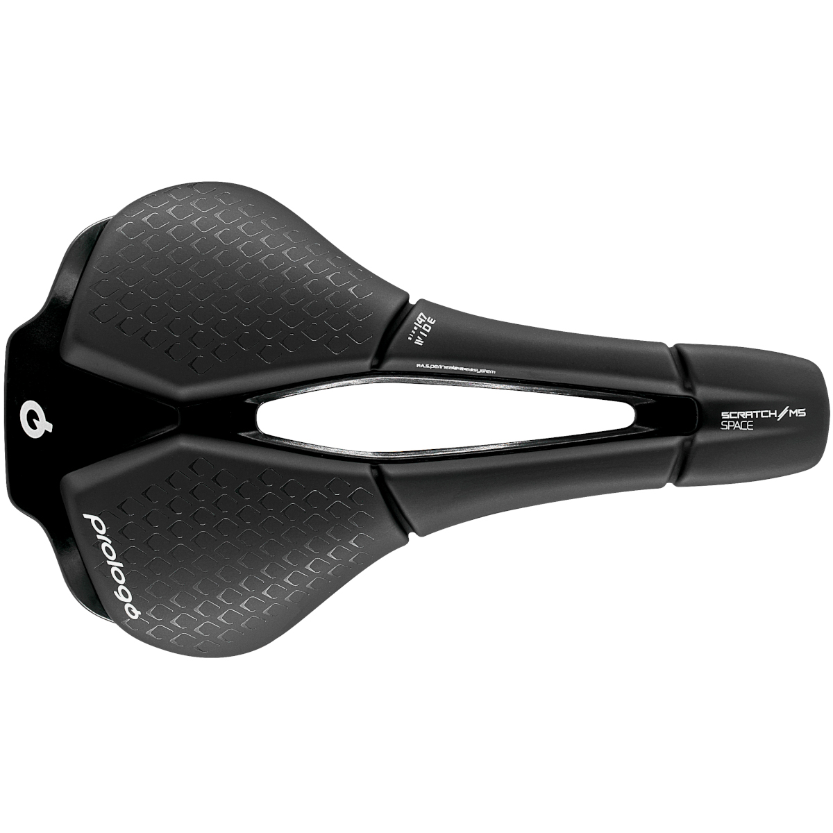Selle De Vélo De Route PROLOGO CP.NASTRI PLAINTOUCH Plus - Plate, Rail TIROX, Noir | Pour Distances Moyennes/courtes