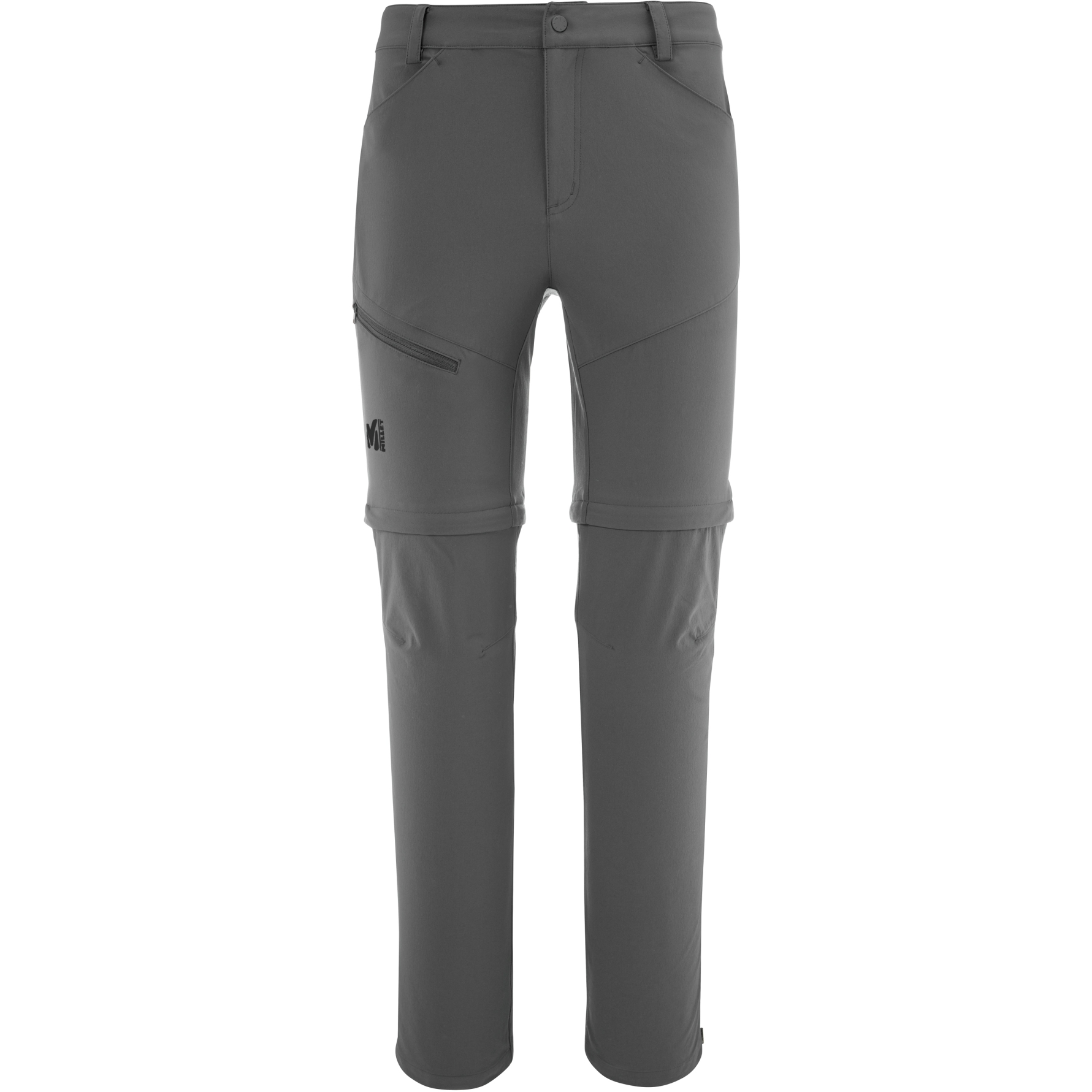 Image of Millet Trekker Stretch Zip Off Pants Men - Dark Grey 2599