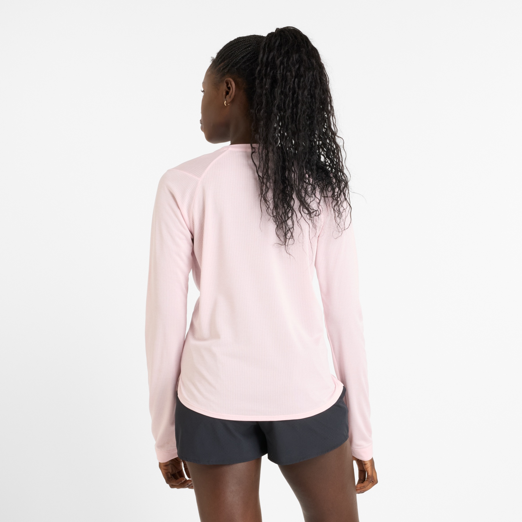New Balance Athletics Longsleeve Shirt Women - Rose Sugar