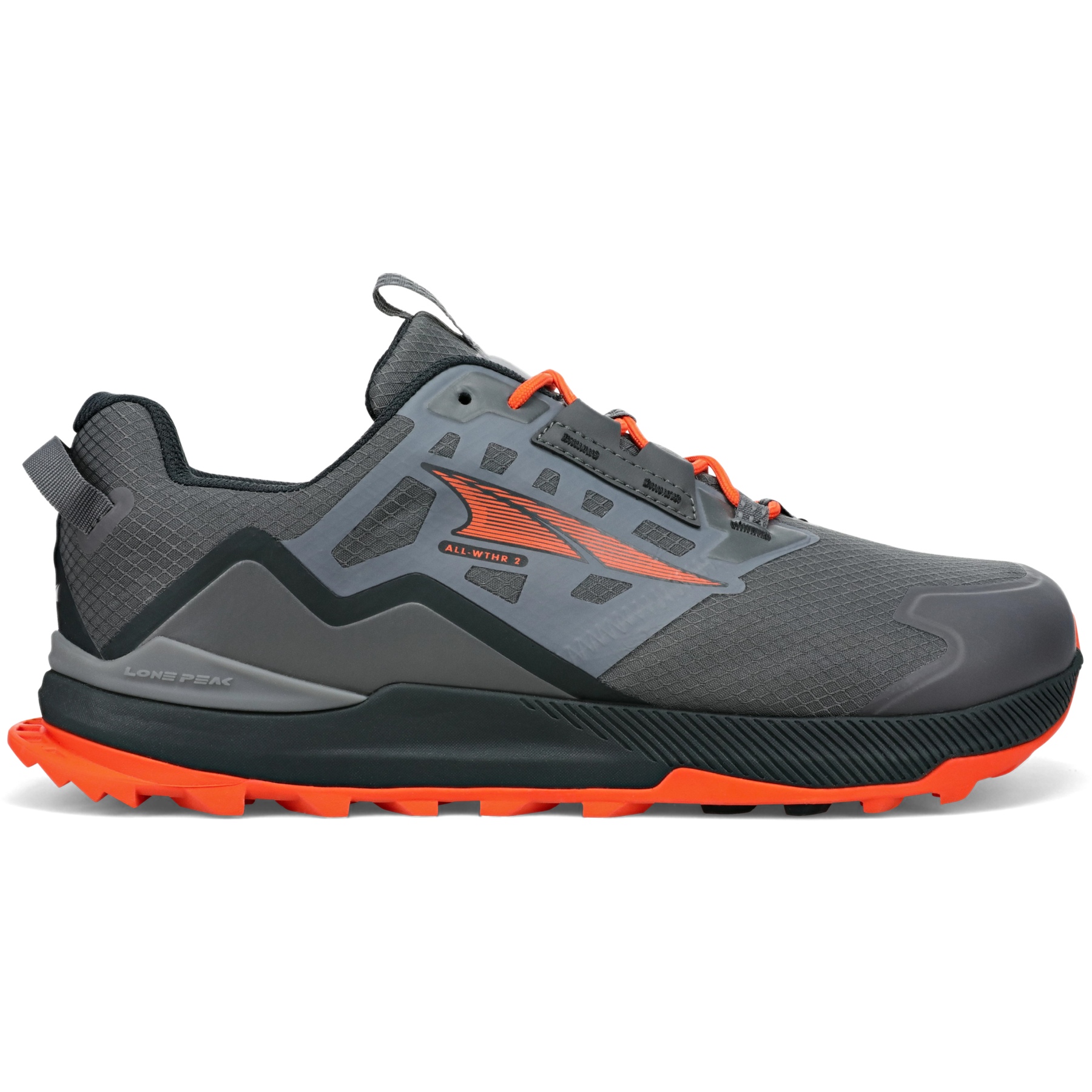 Picture of Altra Lone Peak ALL-WTHR Low 2 Hiking Shoes Men - Gray/Orange