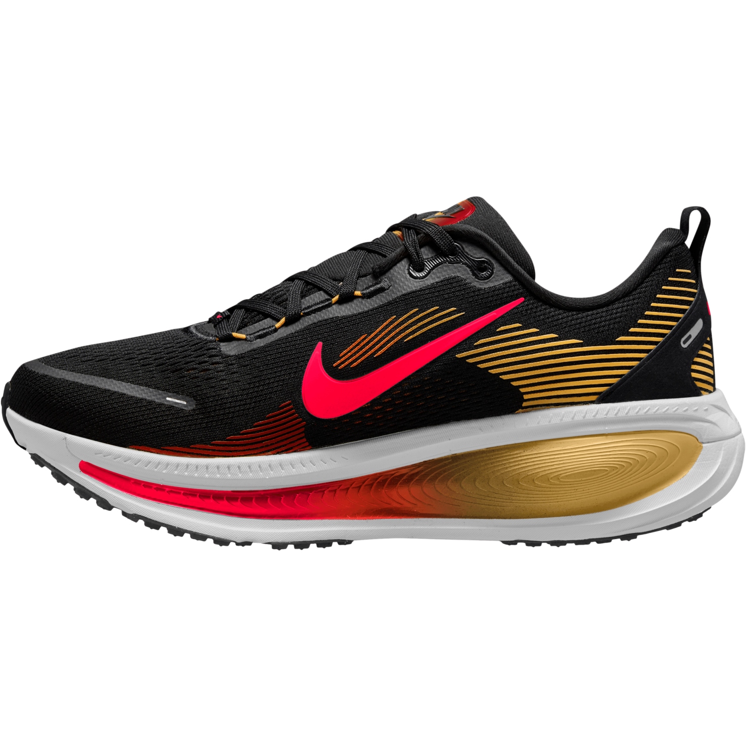 Nike Vomero 18 Running Shoes Men - black/light crimson/topaz  display picture 3