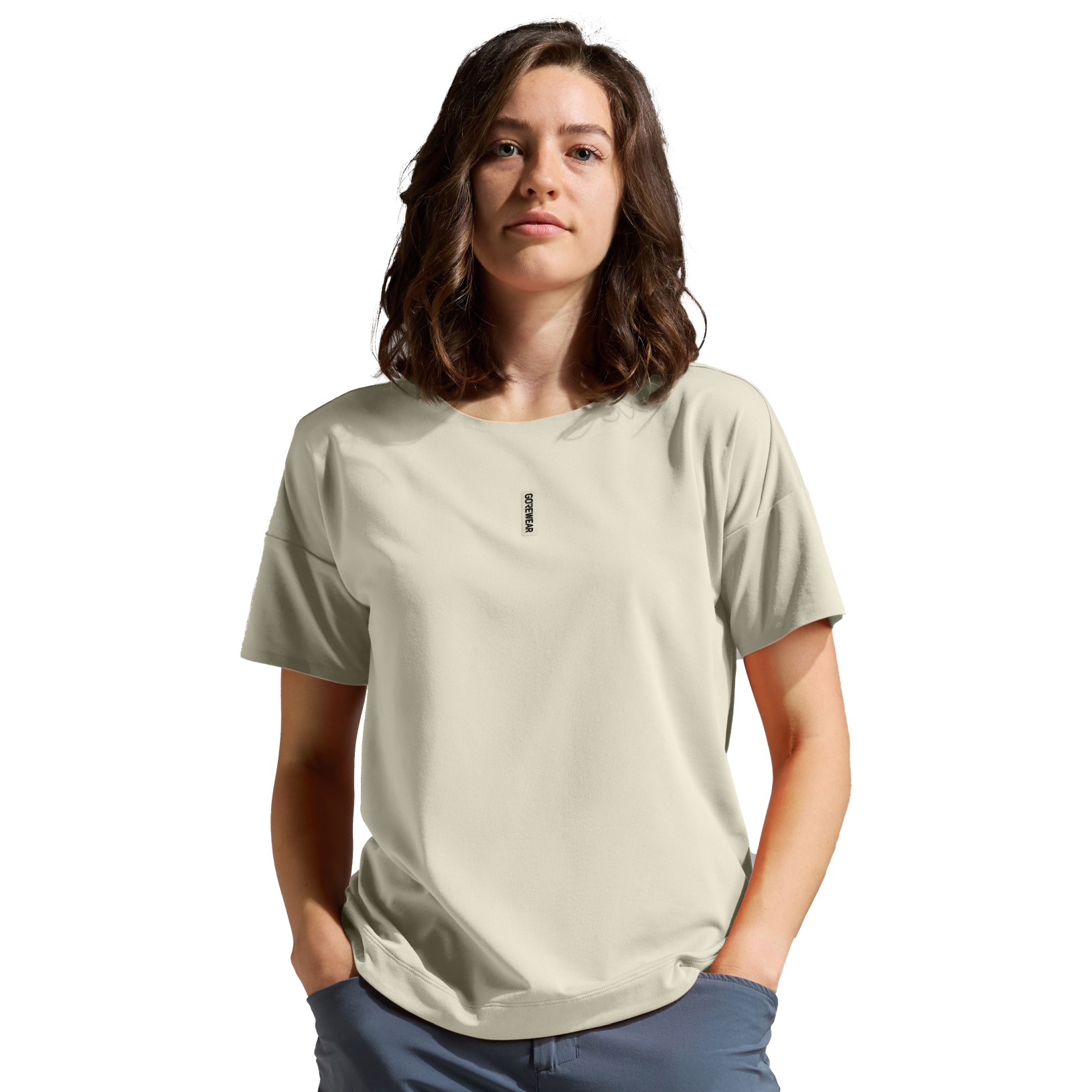 Женская футболка GOREWEAR Fernflow - tech beige BG00 бежевый