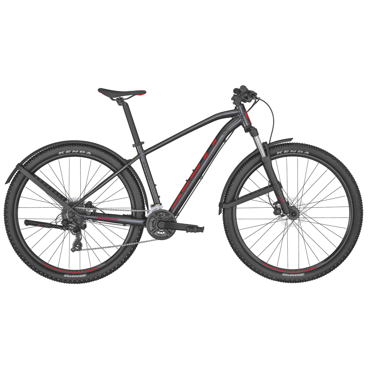 Productfoto van SCOTT Aspect 760 EQ - 27.5&quot; Mountainbike - 2022 - granite black / rally red