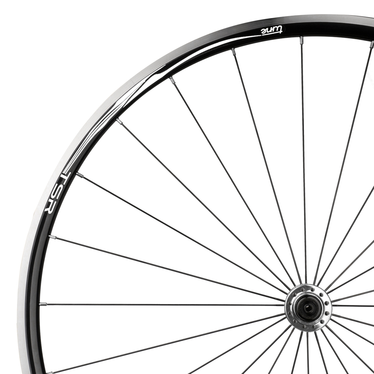 Produktbild von Tune TSR22 Vorderrad - 28&quot; | Mig | Standard Lager | Clincher | QR 100 - 24-Loch - silber