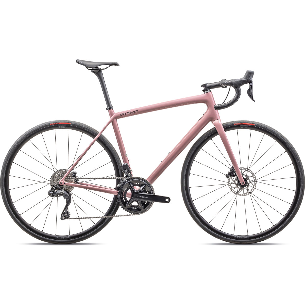 Photo produit de Specialized Vélo Route Carbone - AETHOS COMP - 2025 - gloss dusky pink / smoke
