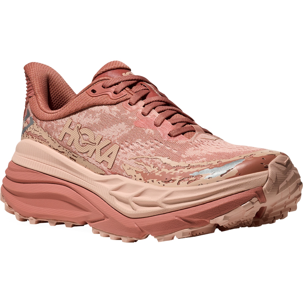 Produktbild von Hoka Stinson 7 Laufschuhe Damen - blush / rose latte