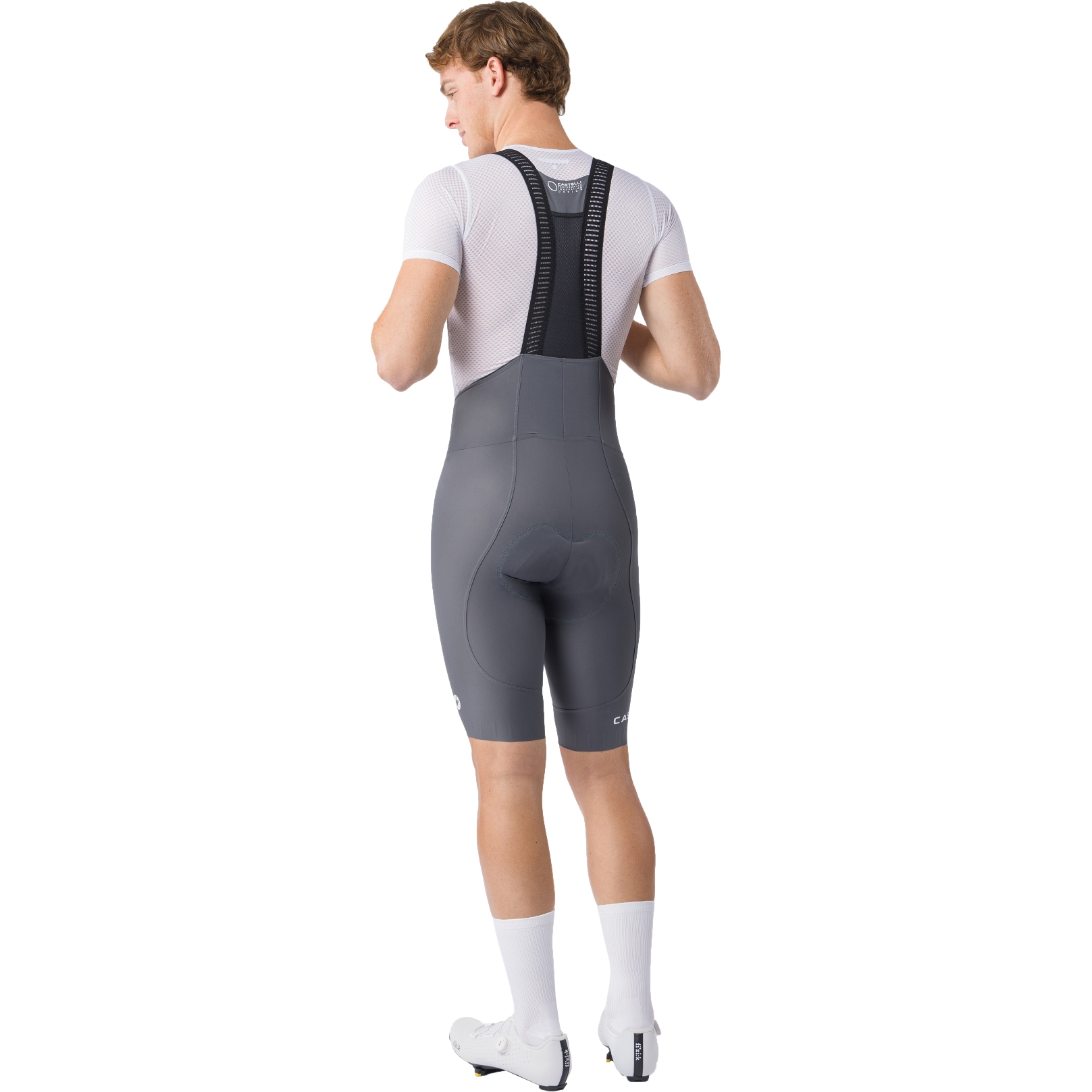 CASTELLI ESPRESSO BIBSHORT ビブショーツグレー L Castelli Espresso
