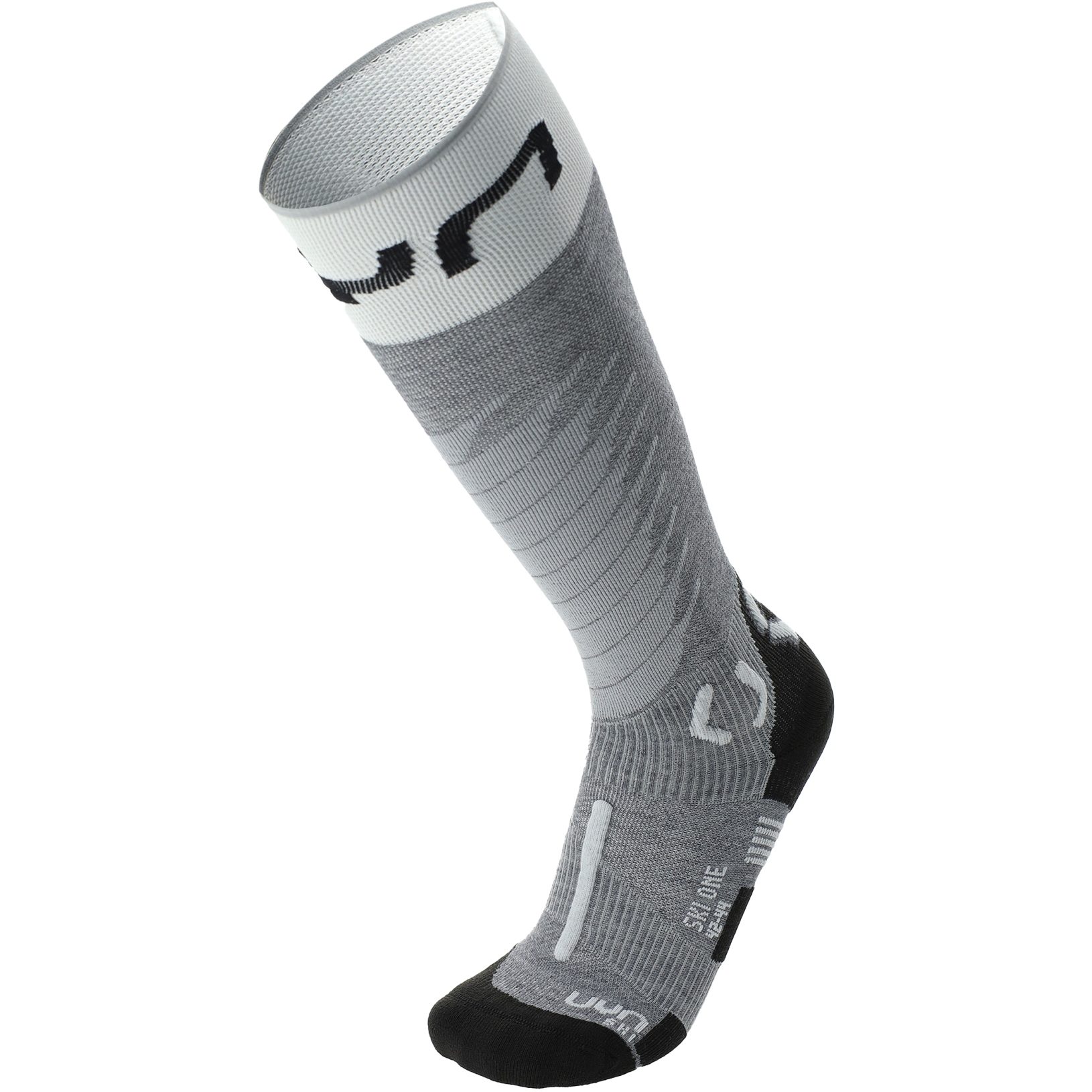 Produktbild von UYN Ski One Merino Socken Damen - Grey Melange/White