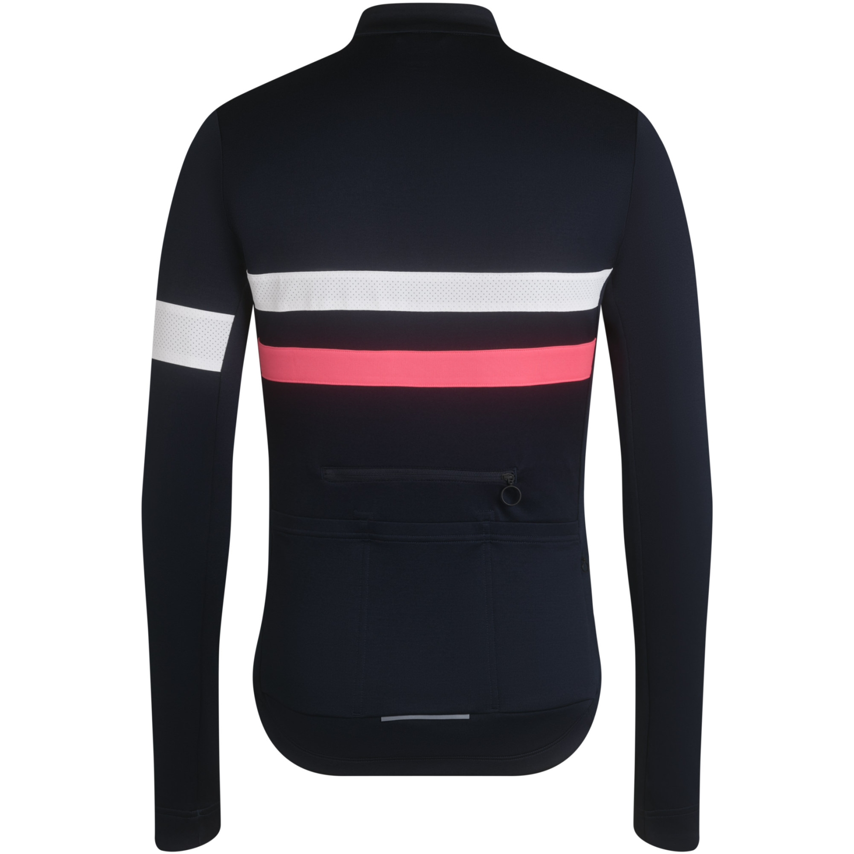 Rapha Brevet Long Sleeve Jersey Men - dark navy/high-vis pink