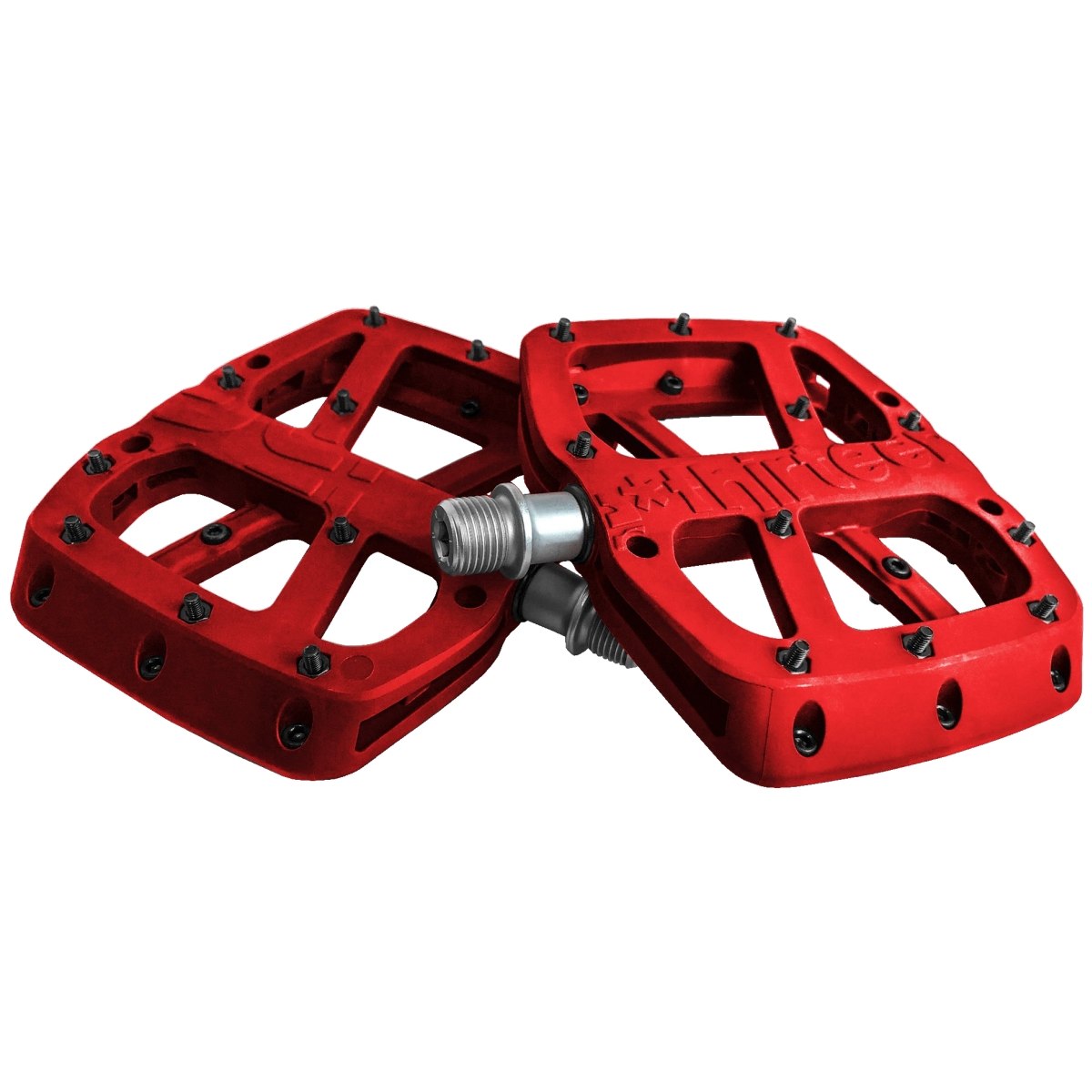 Picture of e*thirteen Base Flat Pedals - red