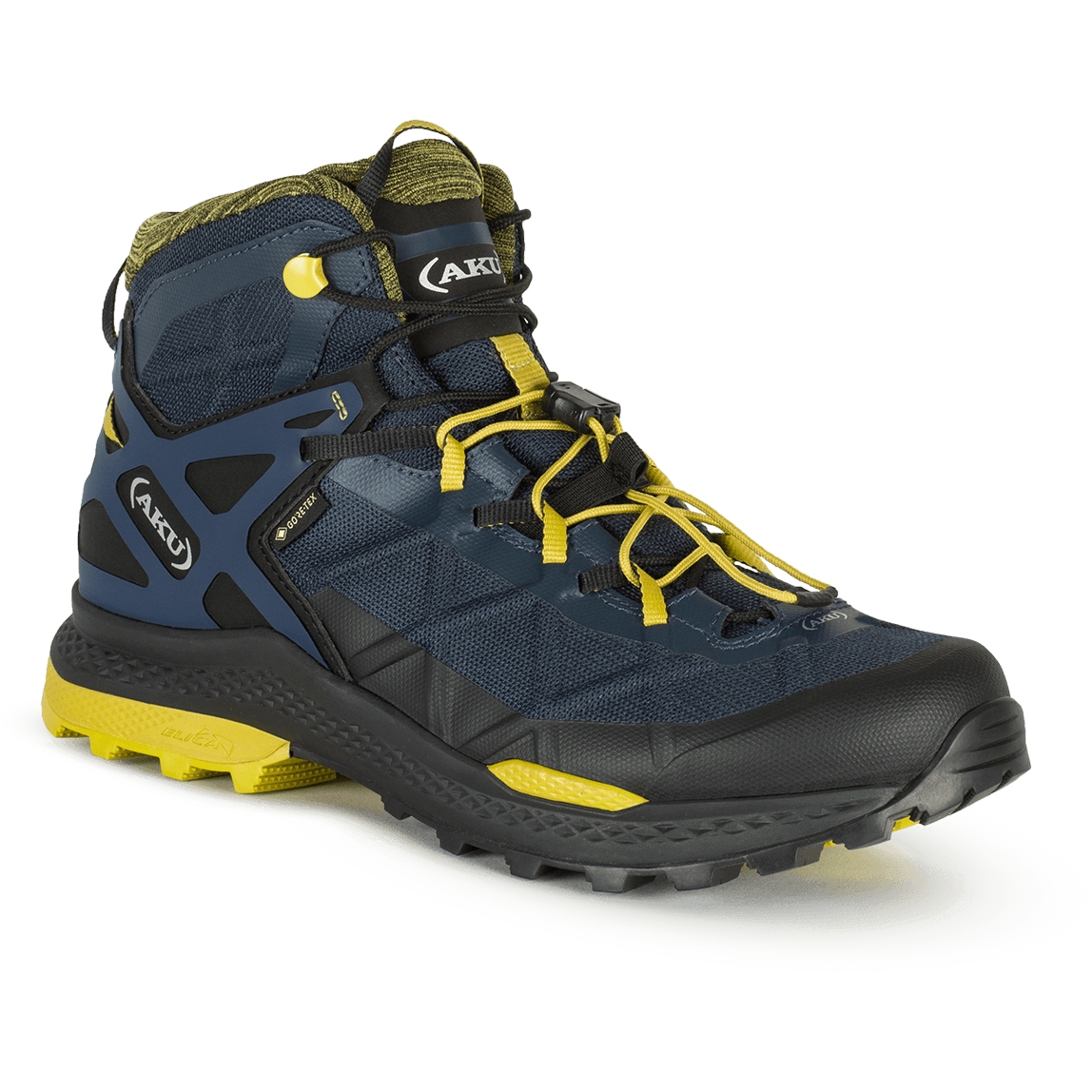 Picture of AKU Rocket Mid DFS GTX Hiking Shoes - Blue/Mustard