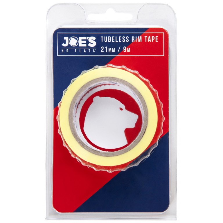 Bild von Joe's No Flats Yellow Tubeless Felgenband - 21mm x 9m
