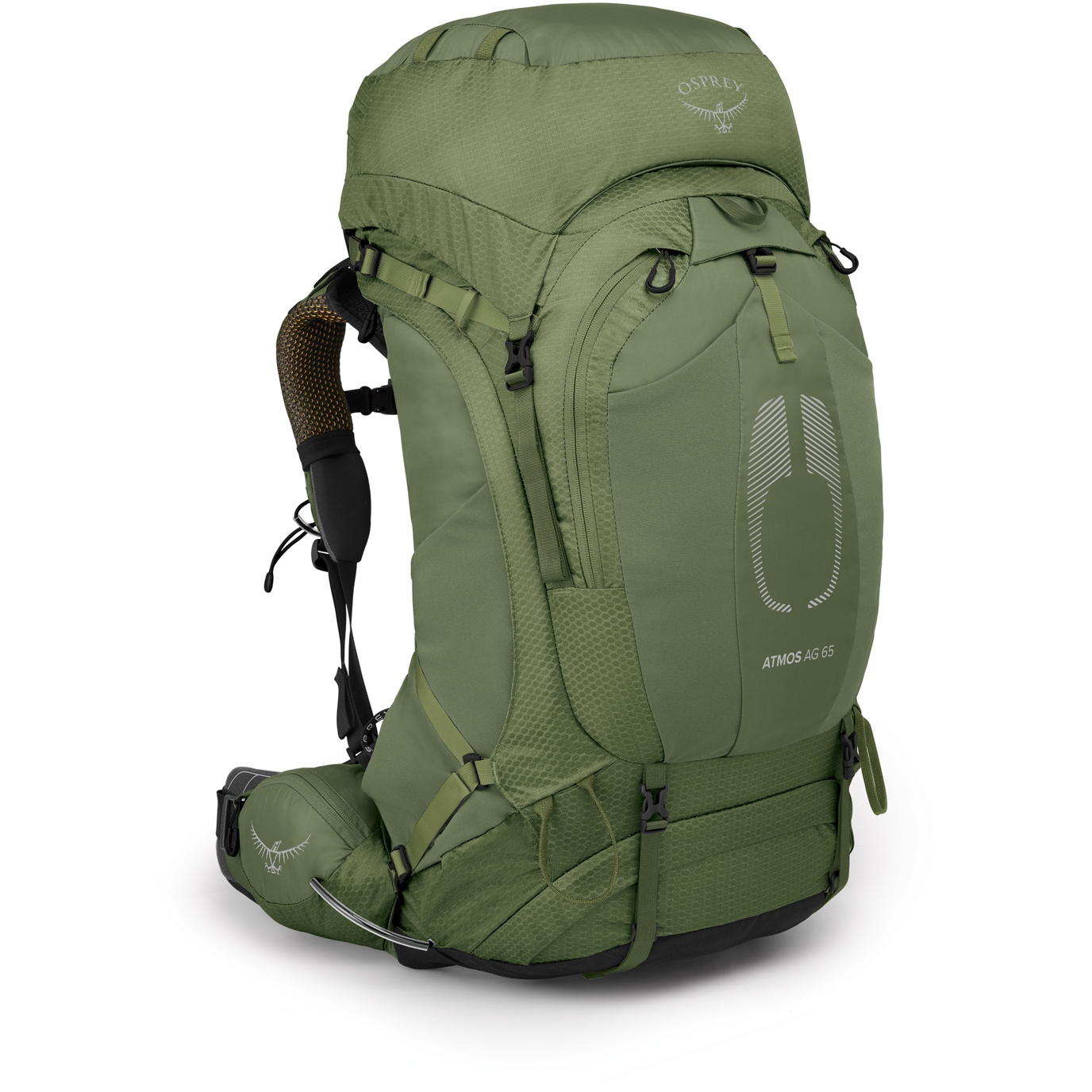 Productfoto van Osprey Atmos AG 65 Backpack - Mythical Green - L/XL