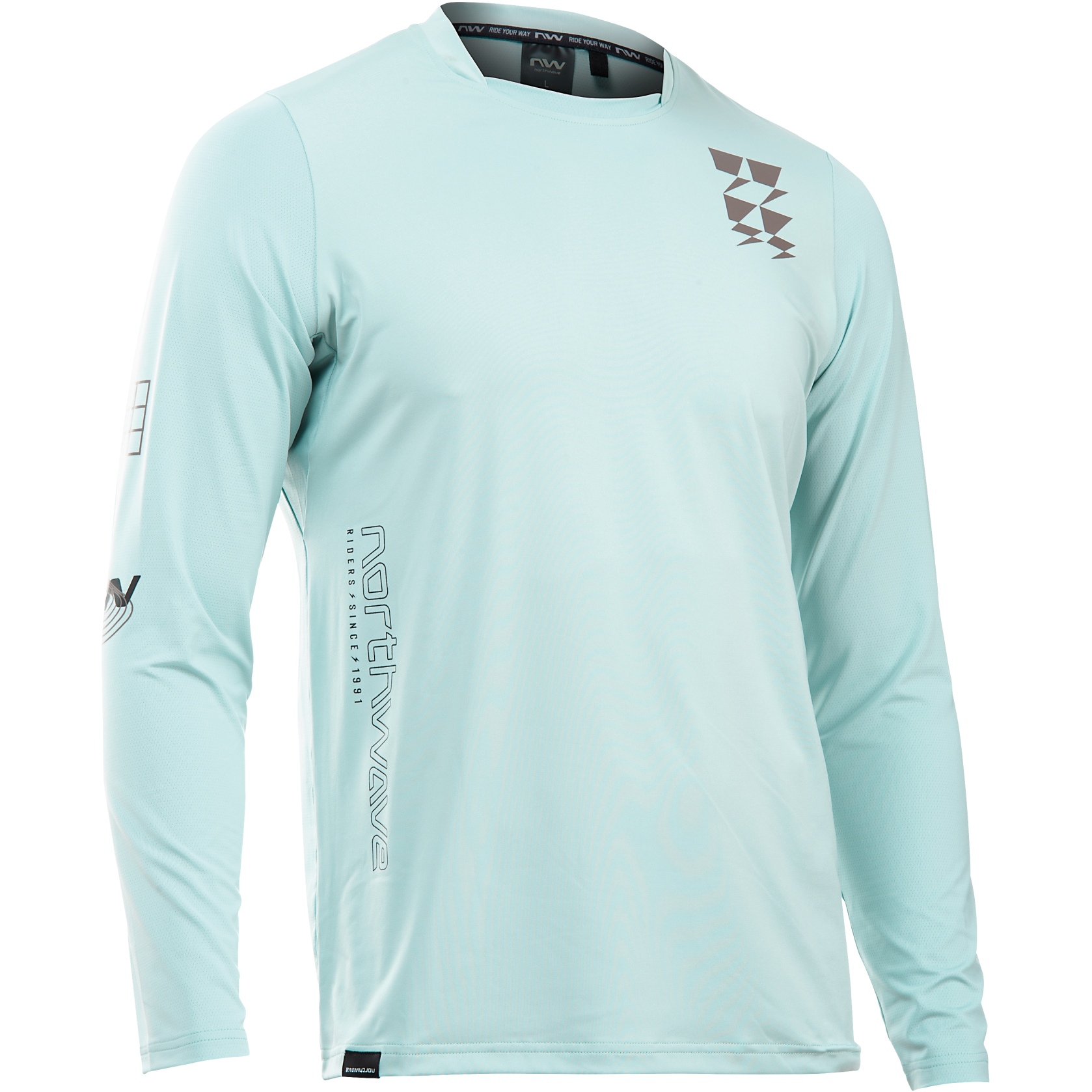 Picture of Northwave Bomb Long Sleeve Jersey Men - blue surf 24