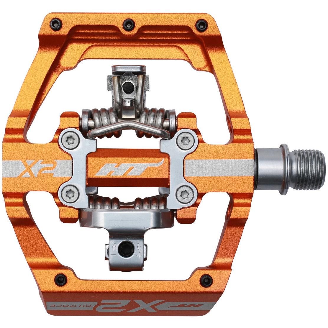 Image of HT X2 Clipless Pedal Aluminium - orange