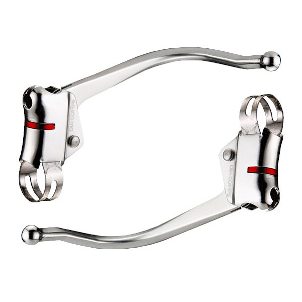 Picture of Dia Compe DC139 Guidonnet Road Safety Levers - 23.8mm Clamp - silver