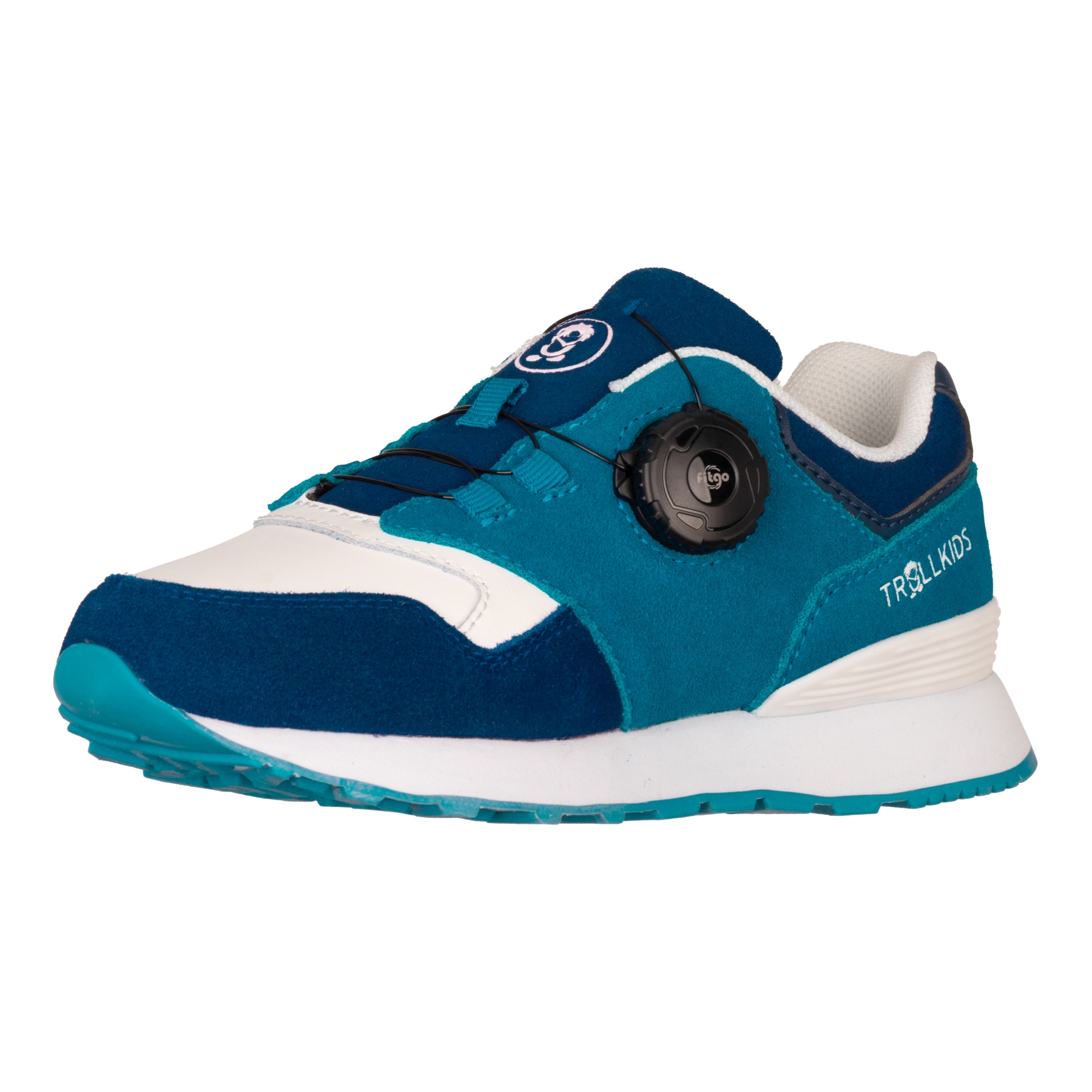 Bild von Trollkids Kristiansand Sneaker Kinder - Harbor Blue/Dark Indigo