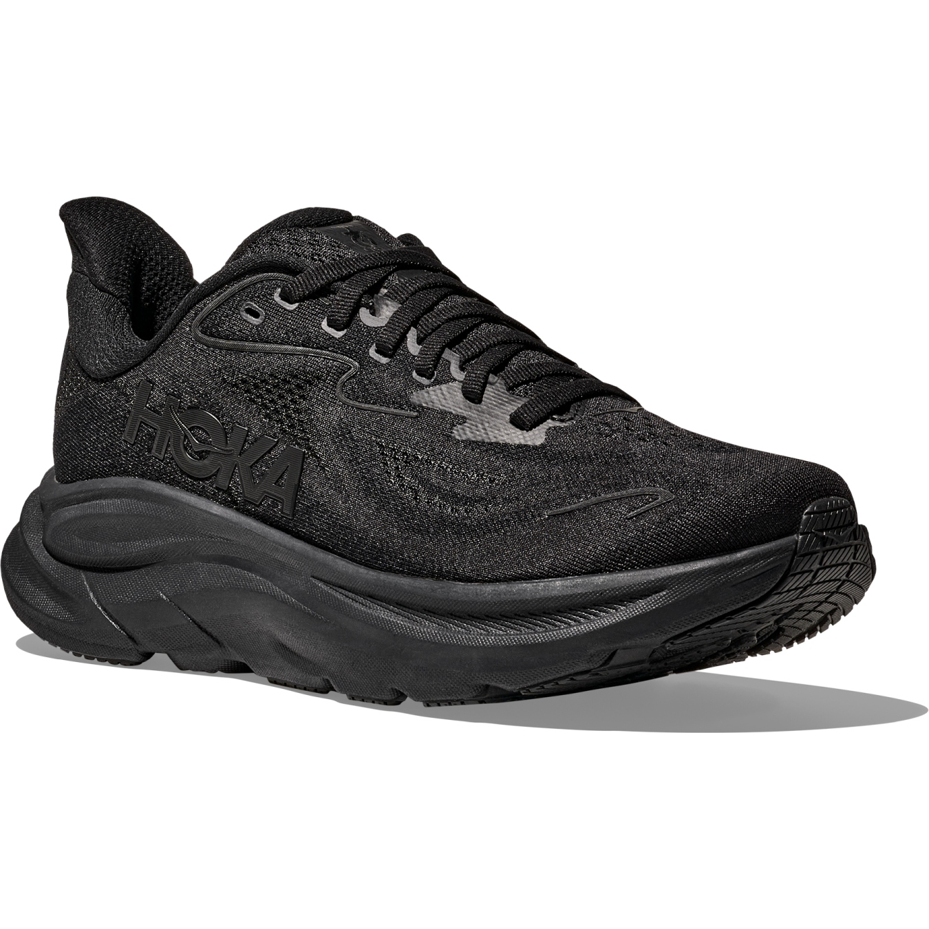 Productfoto van Hoka Clifton 10 Wide Hardloopschoenen Heren - zwart / zwart