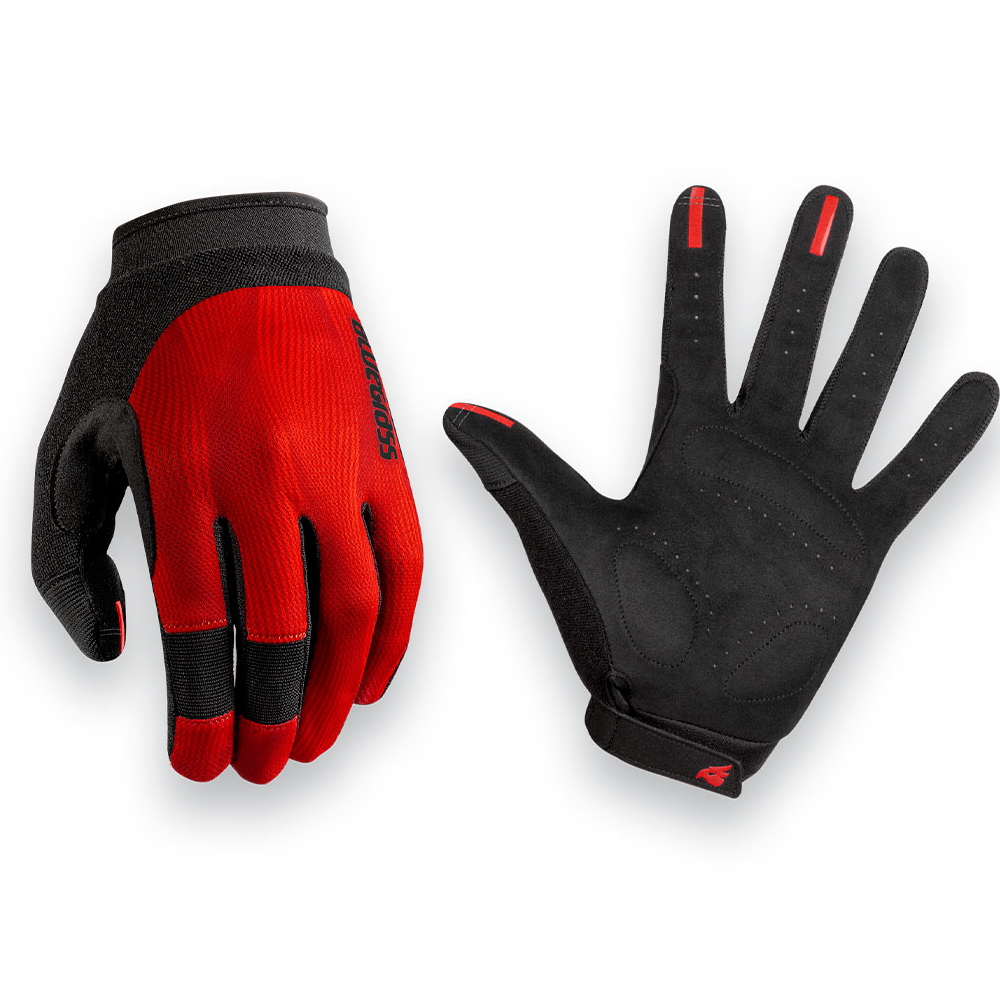 Picture of Bluegrass React MTB Gloves - red